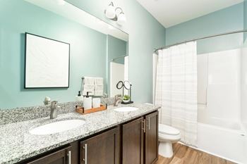 Double vanity sinks*